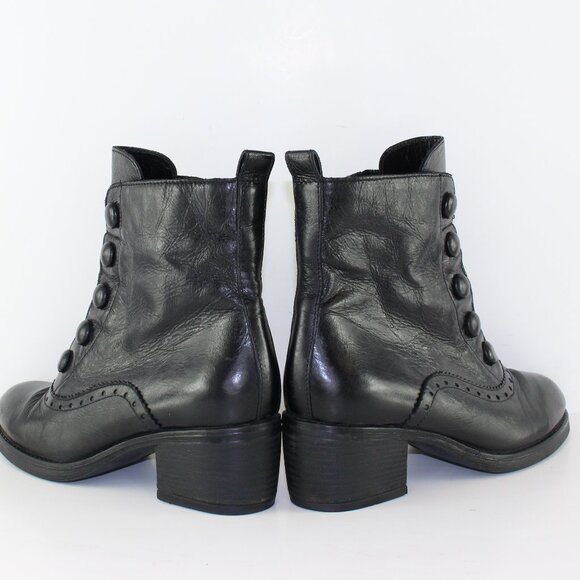 Miz Mooz Jozie Button Leather Booties Womens (EU 39/US 8.5) - Picture 8 of 11